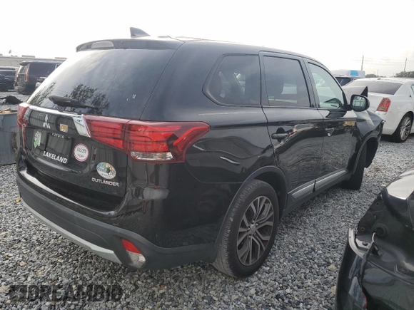 2018 Mitsubishi Outlander ES with VIN JA4AD2A34JZ006680, listed as a Copart auction lot 59897555 with 56,709 mi miles and Salvage title. Bid and sale history available at DreamBid. Image 3.