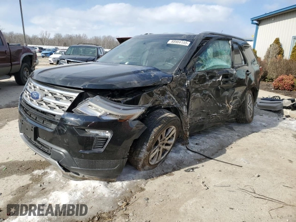 2018 Ford Explorer XLT with VIN 1FM5K8DH2JGB37301, listed as a Copart auction lot 88904155 with 88,029 mi miles and Non Repairable. Bid and sale history available at carsss.com. Image 1.