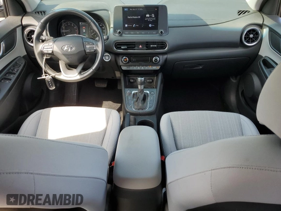 2022 Hyundai Kona SEL with VIN KM8K3CAB7NU878862, listed as a Copart auction lot 52920055 with 18,774 mi miles and Salvage Title. Bid and sale history available at carsss.com. Image 8.