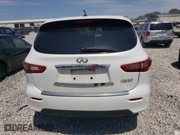 2014 Infiniti QX60 с VIN 5N1AL0MN4EC502691, выставлен на аукционе Copart как лот 63614155 с пробегом 141 065 миль миль и Списание • Salvage title. История ставок и продаж доступна на DreamBid. Изображение 6.