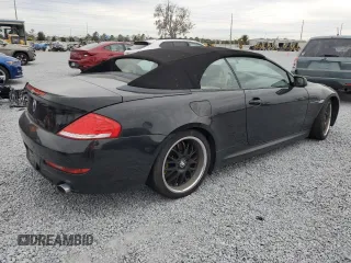 2008 BMW 6 Series 650i with VIN WBAEB53518CX60644, listed as a Copart auction lot 89048205 with 0 mi miles and Salvage Title. Bid and sale history available at carsss.com. Image 3.