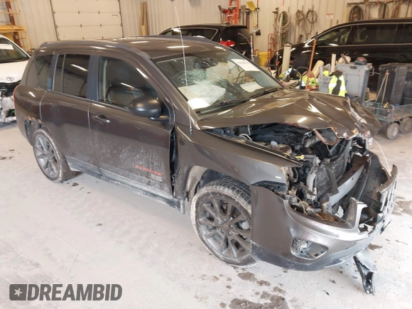 2016 Jeep Compass Sport with VIN 1C4NJDBB3GD805857, listed as a IAAI auction lot 42330519 with 135,578 mi miles and . Bid and sale history available at DreamBid. Image 1.