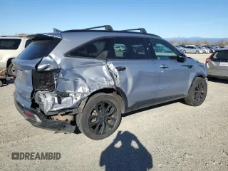 2022 Kia Sorento SX with VIN 5XYRKDLF1NG097977, listed as a Copart auction lot 46879525 with 55,992 mi miles and Salvage Title. Bid and sale history available at carsss.com. Image 3.