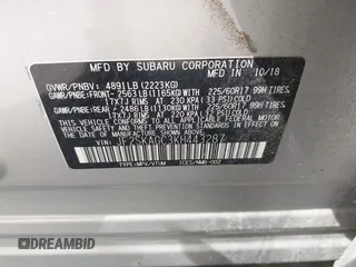 2019 Subaru Forester Premium with VIN JF2SKAGC3KH443287, listed as a IAAI auction lot 42497593 with 120,890 mi miles and . Bid and sale history available at DreamBid. Image 9.