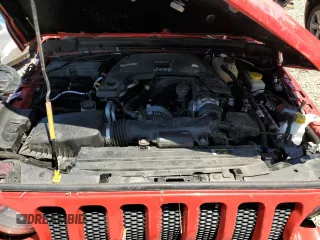 2018 Jeep Wrangler Unlimited Sport S with VIN 1C4HJXDG8JW132700, listed as a Copart auction lot 56064985 with Not provided miles and Salvage title. Bid and sale history available at DreamBid. Image 11.