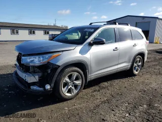 2015 Toyota Highlander Limited with VIN 5TDDKRFHXFS083956, listed as a Copart auction lot 52366405 with 146,851 mi miles and Salvage Title. Bid and sale history available at carsss.com. Image 1.