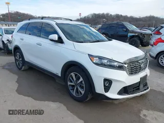 2019 Kia Sorento EX V6 with VIN 5XYPHDA5XKG507641, listed as a IAAI auction lot 41655933 with 171,136 mi miles. Bid and sale history available at carsss.com. Image 1.