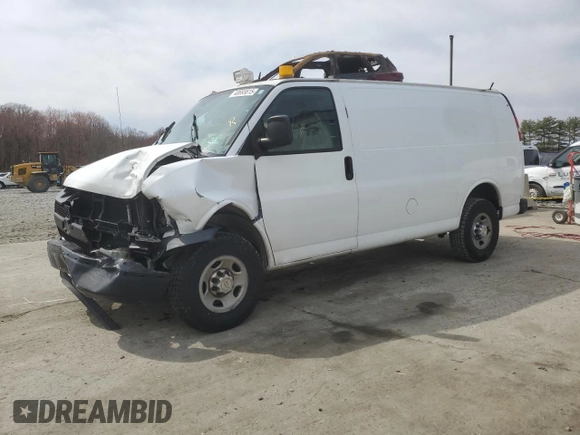 2013 Chevrolet Express Cargo with VIN 1GCZGTCA7D1177735, listed as a Copart auction lot 48693815 with 101,380 mi miles and Salvage title. Bid and sale history available at DreamBid. Image 1.