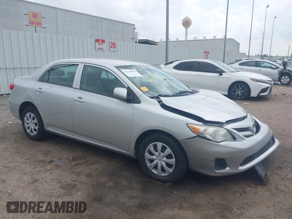 2013 Toyota Corolla L with VIN 5YFBU4EE8DP161765, listed as a IAAI auction lot 42109708 with 105,931 mi miles and . Bid and sale history available at DreamBid. Image 1.