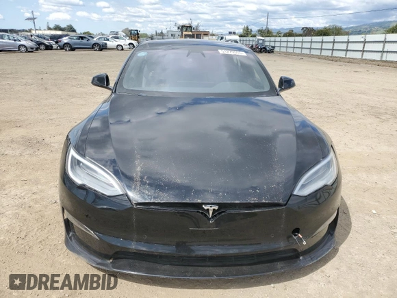 2021 Tesla Model S Plaid with VIN 5YJSA1E62MF455304, listed as a Copart auction lot 51279555 with 17,951 mi miles and Salvage title. Bid and sale history available at DreamBid. Image 5.