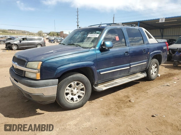 2005 Chevrolet Avalanche Z71 z VIN 3GNEK12Z95G250137, wystawiony jako Copart lot #53466925 z przebiegiem Nie podano mil oraz Nie do naprawy • Non repairable. Historia ofert i sprzedaży dostępna na DreamBid. Obrazek 1.