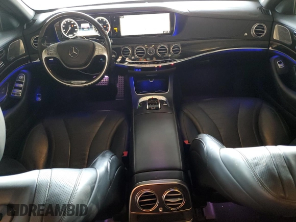 2016 Mercedes-Benz S 550 with VIN WDDUG8CB6GA228409, listed as a Copart auction lot 53728155 with 65,396 mi miles and Salvage Title. Bid and sale history available at carsss.com. Image 8.