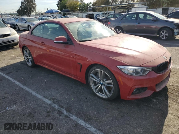 2016 BMW 4 Series 435i z VIN WBA3T3C57G5A41364, wystawiony jako Copart lot #85816774 z przebiegiem 23 994 mil mil oraz Szkoda całkowita • Salvage title. Historia ofert i sprzedaży dostępna na DreamBid. Obrazek 4.