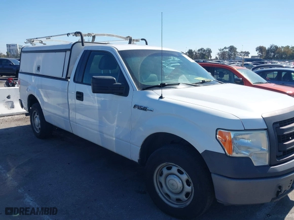 2014 Ford F-150 XL with VIN 1FTNF1CF5EKF62031, listed as a IAAI auction lot 41657632 with 216,689 mi miles. Bid and sale history available at carsss.com. Image 13.