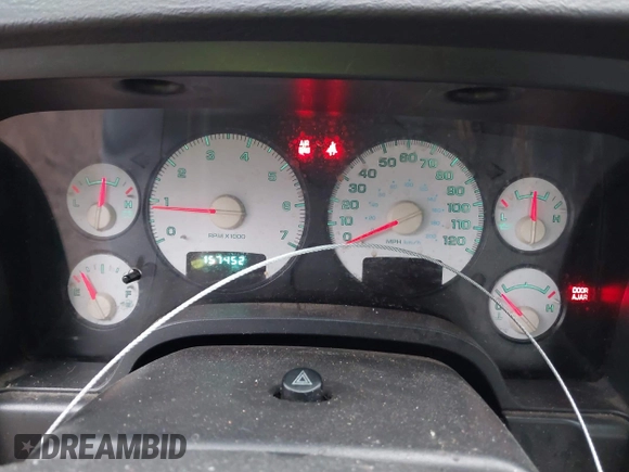2004 Dodge 1500 ST with VIN 1D7HA16K44J241872, listed as a IAAI auction lot 41553426 with 157,452 mi miles and . Bid and sale history available at DreamBid. Image 7.