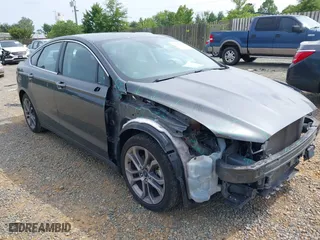 2020 Ford Fusion Hybrid Titanium with VIN 3FA6P0RU0LR141494, listed as a IAAI auction lot 39967898 with 88,152 mi miles. Bid and sale history available at carsss.com. Image 1.