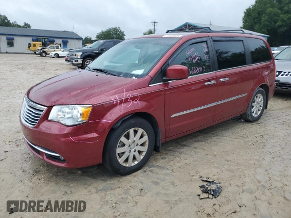 2015 Chrysler Town & Country Touring with VIN 2C4RC1BG6FR628111, listed as a Copart auction lot 71528604 with 81,763 mi miles and Salvage Title. Bid and sale history available at DreamBid. Image 1.