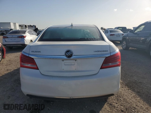 2014 Buick LaCrosse with VIN 1G4GA5GR1EF231258, listed as a Copart auction lot 49964285 with 62,295 mi miles and Salvage Title. Bid and sale history available at carsss.com. Image 6.