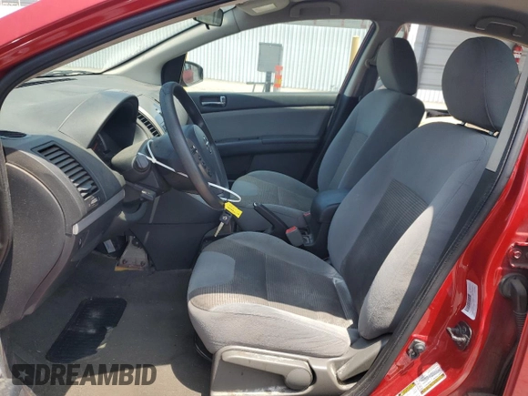 2012 Nissan Sentra S with VIN 3N1AB6AP2CL673833, listed as a Copart auction lot 59723315 with 127,073 mi miles and Salvage title. Bid and sale history available at DreamBid. Image 7.