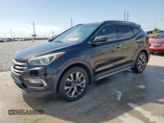 2017 Hyundai Santa Fe Ultimate z VIN 5XYZW4LA1HG496787, wystawiony jako Copart lot #53309375 z przebiegiem 83 176 mil mil oraz Szkoda całkowita • Salvage title. Historia ofert i sprzedaży dostępna na DreamBid. Obrazek 1.