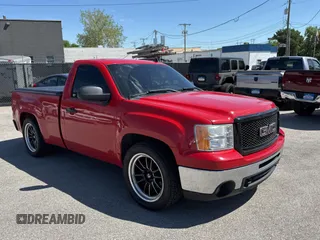 2009 GMC Sierra 1500 Work Truck z VIN 1GTEC14C39Z186391, wystawiony jako Copart lot #58348945 z przebiegiem 130 163 mil mil oraz Czysty tytuł • Clean title. Historia ofert i sprzedaży dostępna na DreamBid. Obrazek 1.