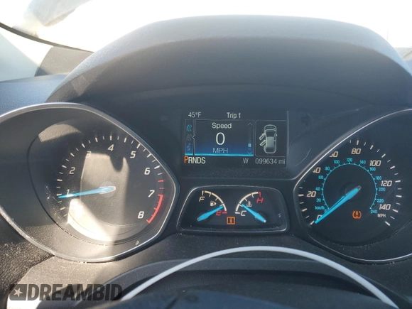 2015 Ford Escape SE with VIN 1FMCU0G93FUB60019, listed as a Copart auction lot 46189485 with 99,634 mi miles and Salvage Title. Bid and sale history available at carsss.com. Image 9.