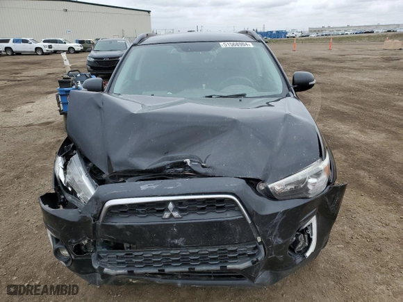 2015 Mitsubishi RVR GT with VIN 4A4AJ4AW5FE609598, listed as a Copart auction lot 51568904 with 0 miles and Salvage Title. Bid and sale history available at carsss.com. Image 5.