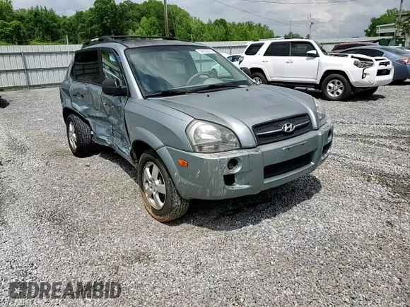 2005 Hyundai Tucson GL with VIN KM8JM12B05U148660, listed as a Copart auction lot 54302805 with 257,233 mi miles and Salvage title. Bid and sale history available at DreamBid. Image 14.