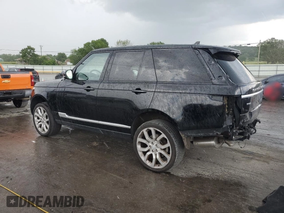 2016 Land Rover Range Rover HSE with VIN SALGS2KF5GA252877, listed as a Copart auction lot 58972055 with 47,855 mi miles and Clean title. Bid and sale history available at DreamBid. Image 2.