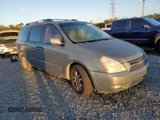 2006 Kia Sedona LX with VIN KNDMB233866017731, listed as a Copart auction lot 73367794 with 144,947 mi miles and Salvage Title. Bid and sale history available at carsss.com. Image 4.