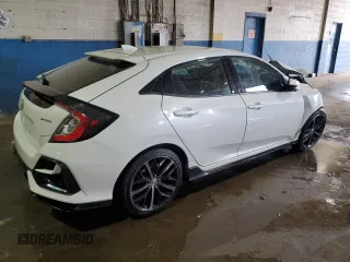 2021 Honda Civic Sport with VIN SHHFK7H43MU212420, listed as a Copart auction lot 48176645 with 31,019 mi miles and Non Repairable. Bid and sale history available at DreamBid. Image 3.