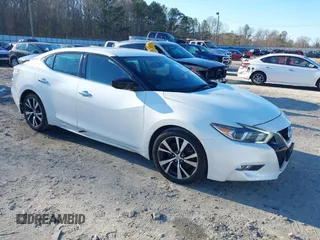 2017 Nissan Maxima SV with VIN 1N4AA6APXHC415407, listed as a IAAI auction lot 41208980 with 100,463 mi miles. Bid and sale history available at carsss.com. Image 1.