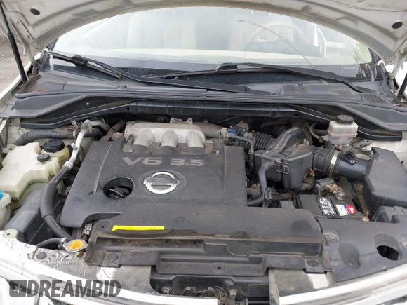 2007 Nissan Murano SL with VIN JN8AZ08W57W643605, listed as a IAAI auction lot 41848324 with 249,590 mi miles and . Bid and sale history available at DreamBid. Image 10.