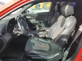 2019 Hyundai Veloster Turbo R-Spec with VIN KMHTH6AB5KU005369, listed as a Copart auction lot 43833985 with 52,768 mi miles and Salvage Title. Bid and sale history available at carsss.com. Image 7.