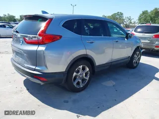 2018 Honda CR-V EX-L with VIN 7FARW1H83JE009739, listed as a IAAI auction lot 42002523 with 28,624 mi miles. Bid and sale history available at carsss.com. Image 4.