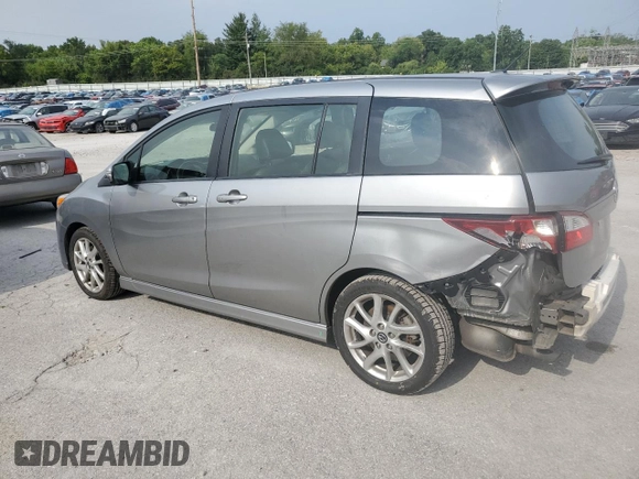 2014 Mazda 5 Grand Touring with VIN JM1CW2DL1E0165803, listed as a Copart auction lot 62914124 with 71,127 mi miles and Salvage Title. Bid and sale history available at DreamBid. Image 2.
