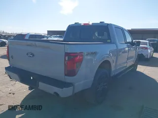 2024 Ford F-150 XLT with VIN 1FTFW3L57RFB09230, listed as a IAAI auction lot 41670274 with 13,614 mi miles. Bid and sale history available at carsss.com. Image 4.