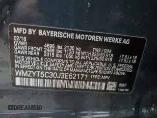 2018 MINI Countryman Cooper S z VIN WMZYT5C30J3E62171, wystawiony jako Copart lot #88342605 z przebiegiem 69 189 mil mil oraz Szkoda całkowita • Salvage title. Historia ofert i sprzedaży dostępna na DreamBid. Obrazek 12.