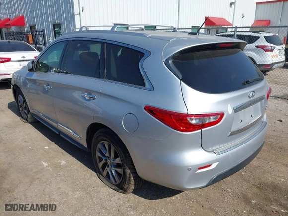 2014 Infiniti QX60 Hybrid with VIN 5N1CL0MMXEC511766, listed as a IAAI auction lot 41485862 with 152,402 mi miles. Bid and sale history available at carsss.com. Image 3.