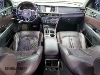 2016 Kia Optima SXL Turbo with VIN 5XXGV4L23GG098440, listed as a Copart auction lot 45215505 with 64,381 mi miles and Salvage Title. Bid and sale history available at carsss.com. Image 8.