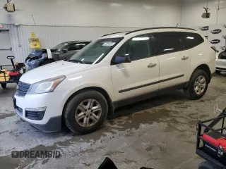 2014 Chevrolet Traverse LS z VIN 1GNKVFED3EJ133594, wystawiony jako Copart lot #43204055 z przebiegiem 161 568 mil mil oraz Szkoda całkowita • Salvage title. Historia ofert i sprzedaży dostępna na DreamBid. Obrazek 1.