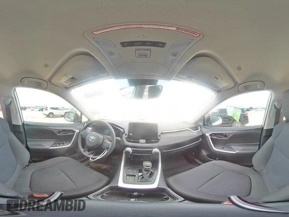 2023 Toyota RAV4 LE with VIN 2T3H1RFV4PC232972, listed as a Copart auction lot 59354655 with 27,884 mi miles and Salvage title. Bid and sale history available at DreamBid. Image 14.