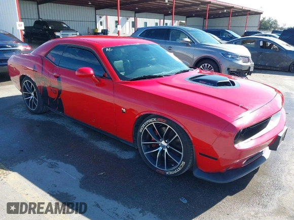 2016 Dodge Challenger R/T Scat Pack with VIN 2C3CDZFJXGH345584, listed as a IAAI auction lot 41305690 with 49,994 mi miles and . Bid and sale history available at DreamBid. Image 1.