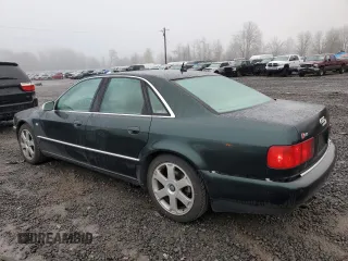 2002 Audi S8 with VIN WAUGU44D12N007629, listed as a Copart auction lot 84200554 with 156,384 mi miles and Clean Title. Bid and sale history available at DreamBid. Image 2.