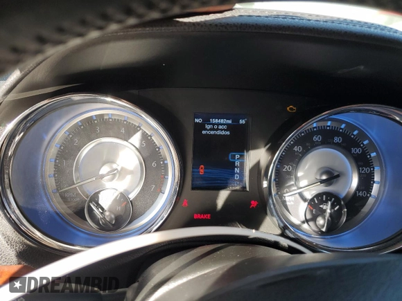 2012 Chrysler 300 Limited with VIN 2C3CCACG9CH216226, listed as a Copart auction lot 80261404 with 158,482 mi miles and Salvage Title. Bid and sale history available at carsss.com. Image 9.