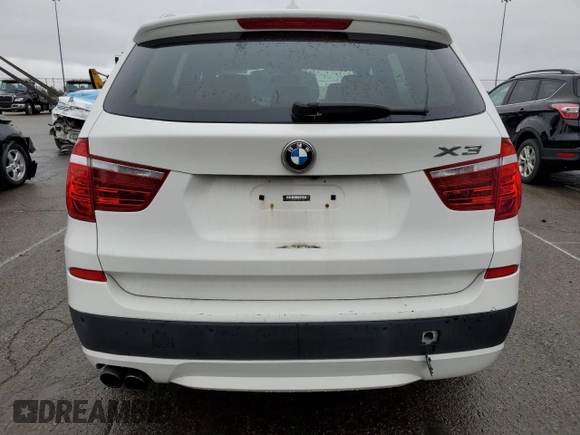2013 BMW X3 xDrive28i with VIN 5UXWX9C51D0D05581, listed as a Copart auction lot 50946505 with 120,451 mi miles and Clean Title. Bid and sale history available at carsss.com. Image 6.