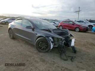 2024 Tesla Model 3 Long Range with VIN 5YJ3E1EB5RF753911, listed as a Copart auction lot 45477385 with 12,164 mi miles and Salvage Title. Bid and sale history available at DreamBid. Image 10.