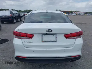 2018 Kia Optima LX with VIN 5XXGT4L34JG253597, listed as a IAAI auction lot 41915762 with 166,521 mi miles. Bid and sale history available at carsss.com. Image 16.