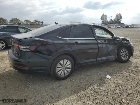 2019 Volkswagen Jetta S with VIN 3VWCB7BUXKM195411, listed as a Copart auction lot 43049395 with 115,334 mi miles and Salvage Title. Bid and sale history available at carsss.com. Image 3.