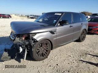 2017 Land Rover Range Rover Sport with VIN SALWR2FE3HA128357, listed as a Copart auction lot 86015104 with 62,257 mi miles and Salvage Title. Bid and sale history available at DreamBid. Image 1.